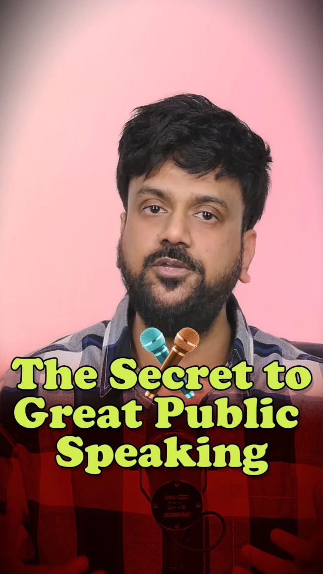 The Secret to Great Public Speaking